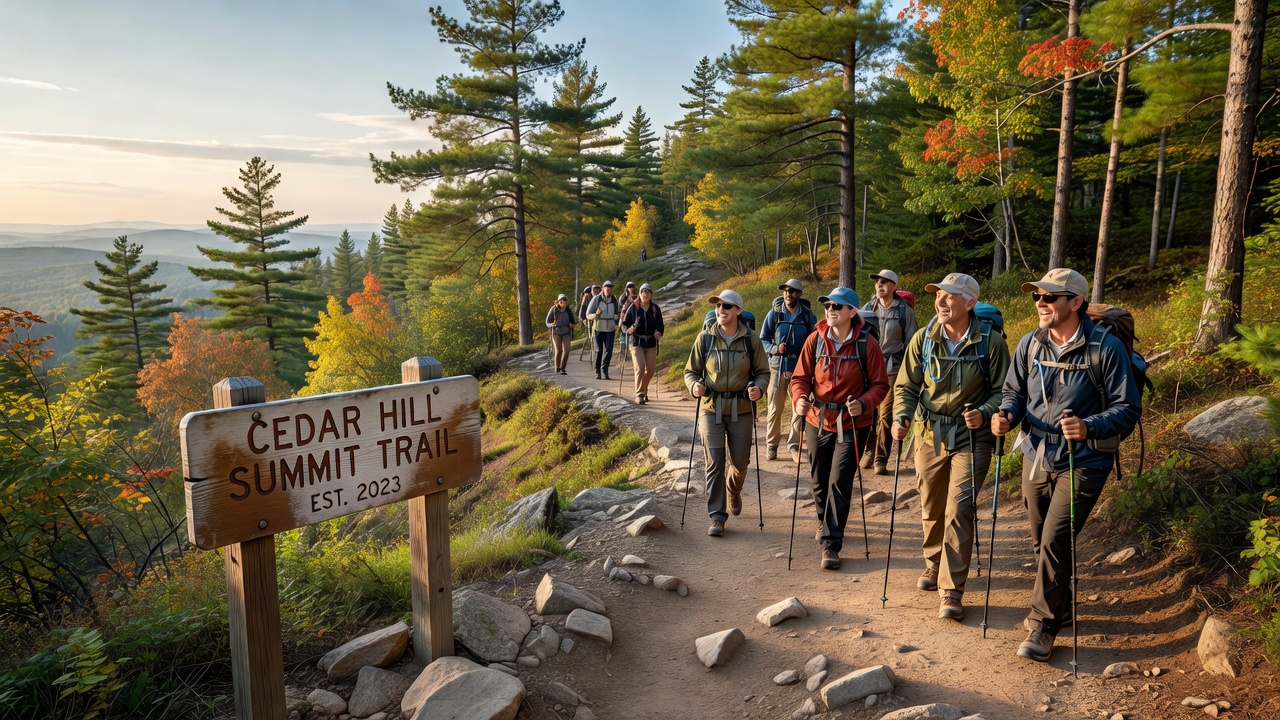 New Cedar Hill Summit Trail Welcomed by Local Hikers